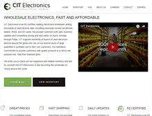 Tablet Screenshot of citelectronics.com